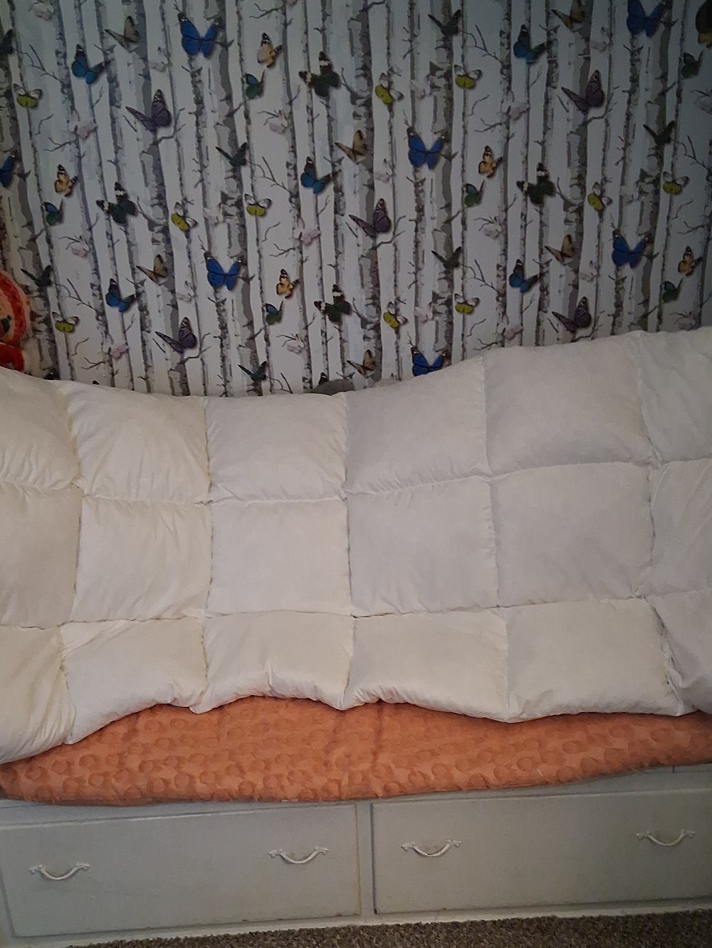 Target Threshold Lounge Pillow, 35" × 76", 60% polyester / 40% waterfowl feather